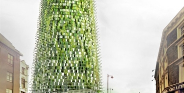 Organic London Skyscraper Recycled Waste 537x463