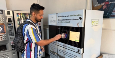 Prin programul ECO Student, campusul Universității Tehnice de Construcții București beneficiază de un punct de returnare SGR